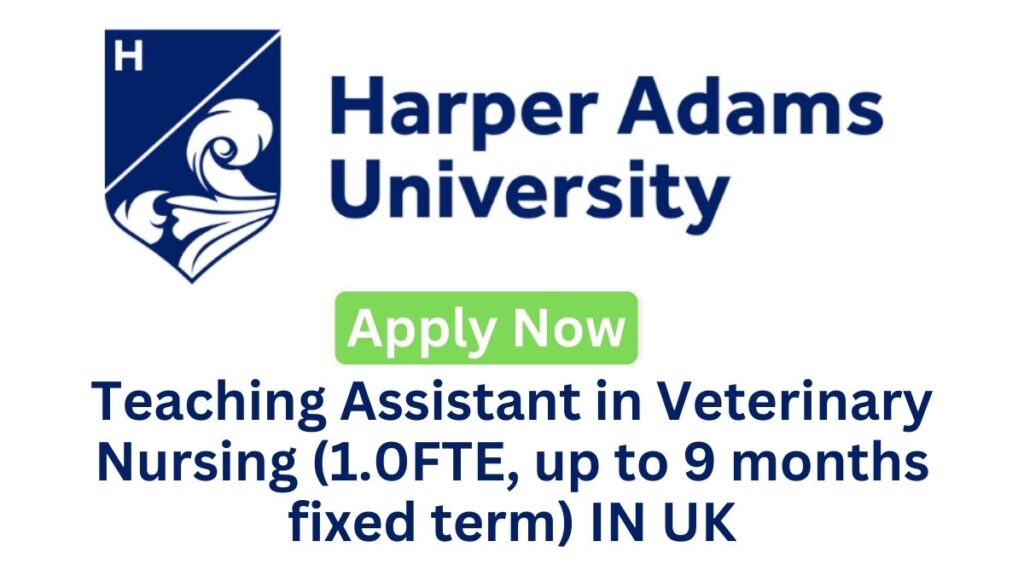 Teaching Assistant in Veterinary Nursing (1.0FTE, up to 9 months fixed term) IN UK